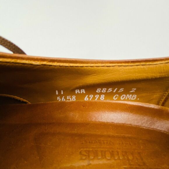 Allen Edmonds Size 11‎ AA Cap-Toe Oxford Dress Shoe Walnut Brown - Picture 8 of 9